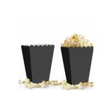 ÖFN Aksesuar Siyah Renkli Karton Mısır Kutusu 8li (popcorn)