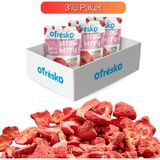 Ofrésko Kuru Meyve Cipsi Çilek 3'lü Paket - Katkısız & İlave Şekersiz - Dondurularak Kurutulmuş Sağlıklı Atıştırmalık - 1 Adet