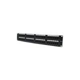 Oft 48 Port Modüler Omega Cat 6 Plus Patch Panel Dolu