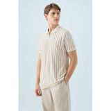 Oft Erkek Polo Tişört F2038569,Kahverengi Xl