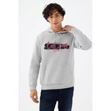Oft Erkek Sweatshirt F2041912,Gri Xxl