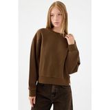 Oft Kadın Sweatshirt,Kahverengi Xs