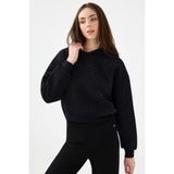 Oft Kadın Sweatshirt,Siyah L