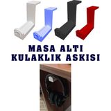 OG Bilişim Çok Amaçlı Masa Altı Kulaklık Askısı - Kulaklık Standı - Mavi