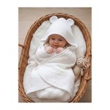 O&G Collection %100 Pamuklu , Organik 4 Katlı Multi Müslin Bebek / Çocuk , Bornoz / Havlu Banyo / Havuz / Deniz