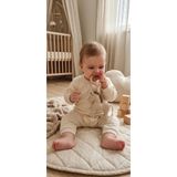 O&G Collection Bej Sevimli At Müslin Oyuncaklı Doğal Ahşap Diş Kayıcı / Bebek odası Dekor/Bebek Hediyelik