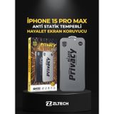 OG GLASS ESD Anti Statik Hayalet iPhone 15 Pro Max Uyumlu Ekran Koruyucu