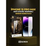OG GLASS ESD Anti Statik İPhone 15 Pro Max Uyumlu Ekran Koruyucu