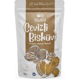 OG natural Organik Cevizli Bisküvi 65 gr Organik Tam Buğday Unu ve Elma Suyu Konsantresi İçerir