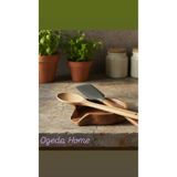 Ogeda Home, Mien Akasya Ahşap Kaşık Altlığı – Doğal Masif Ahşap Kaşık & Kepçe Dinlendirme Standı