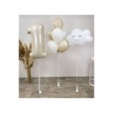 OGELAPARTY Yaş doğum günü konsepti - bulut folyo balon - rakam balon - 1 yaş