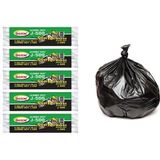 Ögem J-500 Jumbo Boy Çöp Poşeti 80x110 cm 10 lu Rulo x 5 Paket = 50 Adet Siyah - 80 x 110 cm