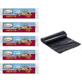 Ögem Jumbo Boy J-400 Çöp Poşeti 80x110 Cm 90 Lt 10'lu Rulo 5 Paket Siyah