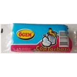 Ögem Küçük Boy Beyaz 40 x 50 cm Çöp Torbası (10 adet)