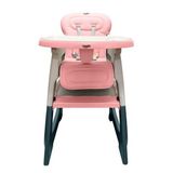 OGGİA Çok Fonksiyonlu Pembe Mama Sandalyesi / Masa-sandalye Takımı (6 AY-4 YAŞ) | Ergonomik