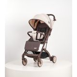 Oggia Qz1-Pro Premium Bebek Arabası - Bej - Kahverengi