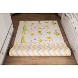 Oggia Tiny Hens 140 x 230 cm 15 mmPremium Oyun Matı Sarı Renk Antialerjik Yüzey ile Güvenli Oyun