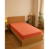 Ogi Home Tek Kişilik Çarşaf Ranforce Kumaş 100X200CM - Nar Çiçeği