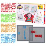 Ogi Mogi Toys 220 Parça Karışık Desenli Harf ve Rakam Seti