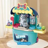 Ogi Mogi Toys Evcil Hayvan Oyun Seti Tekerlekli Çekçekli Sırt Çantası - Çok Renkli