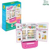 Ogi Mogi Toys Işıklı ve Sesli Çok Kapılı Buzdolabı Eğitici Rol Yapma Oyuncağı - Çok Renkli