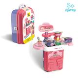 Ogi Mogi Toys Mutfak Oyun Seti 2’Si 1 Arada Taşınabilir Sırt Çantası