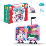 Ogi Mogi Toys Pembe Valiz 519 Parça Yapı Seti Eğitici Blok Oyuncak