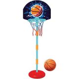 Oglo Basketbol Potası Seti Top Dahil — Yükseklik Ayarlı Ayaklı Çocuk Oyuncak Basket Potası, Ev Bahçe 3+ Yaş - Mor