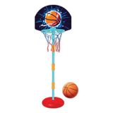 OGLO Basketbol Potası Seti Top Dahil — Yükseklik Ayarlı Ayaklı Çocuk Oyuncak Basket Potası, Ev Bahçe 3+ Yaş
