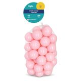 OGLO Soft Pembe Havuz Topu 50 Adet — Yumuşak Oyun Havuzu Topları, Filede 1+ Yaş