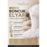 OgMiva 1 KG Premium Boncuk Elyaf Silikon Dolgu | Yastık, Kırlent, Minder, Oyuncak ve Yorgan Dolgusu