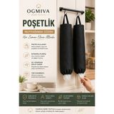 OgMiva 2'li Asılabilir Poşet Düzenleyici Organizer – Poşetlik Ve Düzenleyici Sepet Siyah