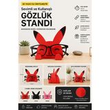 Ognami 3D Baskı Gözlük Standı Dekoratif Masaüstü Gözlük Tutucu