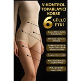 Ogonline İyonizer Korse Külot Lazer Kesim Korse V-Kontrol Popo Sıkılaştırıcı Buz İpek Korse