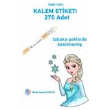Öğrenci Etiketi Isimli Elsa Okul Kalem Etiketi Kalem Sticker 4 1