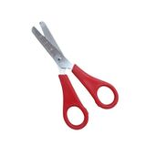 Öğrenci Makası Cetvelli 12 Cm Kırmızı 1 Adet