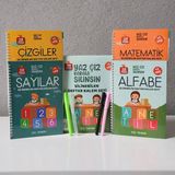 Öğrenciler Için Türkçe Sihirli Yazı Defter Seti ile Yazma Öğreniyorum