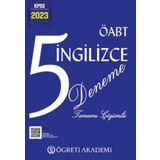 Öğreti Akademi 2023 KPSS ÖABT İngilizce 5 Deneme