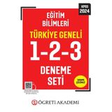 Öğreti Akademi 2024 KPSS Eğitim Bilimleri Tamamı Çözümlü Türkiye Geneli 1-2-3 (3'lü Deneme Seti)