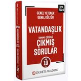 Öğreti Akademi 2024 KPSS Genel Yetenek Genel Kültür Vatandaşlık Tamamı Çözümlü Çıkmış Sorular Roman Boy