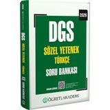Öğreti Akademi 2026 Dgs Sözel Yetenek Türkçe Tamamı Çözümlü Soru Bankası