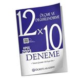 Öğreti Akademi KPSS Eğitim Bilimleri 12X10 Ölçme ve Değerlendirme Deneme