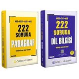 Öğreti Kpss Meb-Ags Ales Dgs 222 Soruda Paragraf + Dil Bilgisi Soru Bankası 2 Li Set - Mikail Şan Öğreti Akademi