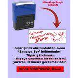 Öğretmen Kaşesi - Öğretmen'den Aferin, 912 (51Mm X 19Mm) Kırmızı Keçeli Otomatik Kaşe