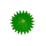 Öğretmen Kırtasiye Köpekler Için Işıklı Sesli Termoplastik Kauçuk Kirpi Top 6 Cm