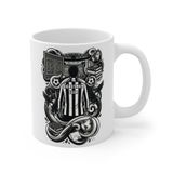 Öğretmen Meslek Taraftar Temalı Öğretmen Kupa Bardak | Taraftar Meslek Temalı Kupa Bardak | Hediye Mug (Beşiktaş Temalı, Beyaz)