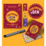 Öğretmenim ve Ben Aramızda Ayraç Kartpostal Kalem - Gri