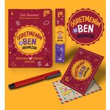 Öğretmenim ve Ben Aramızda Ayraç Kartpostal Kalem - Kırmızı