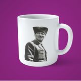 Öğretmenler Gününe Özel Atatürk Resimli Baskılı Kupa Bardak
