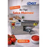 Ogt Makine Paslanmaz Çelik Tezgah Üstü Salça Makinası - Paslanmaz Ev Tipi Salça Makinesi
